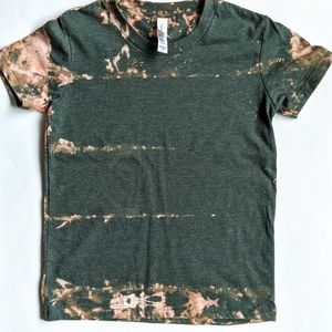 Green Reverse Tie Dye KIDS T-shirt